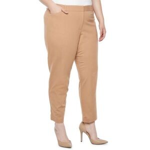 Liz Claiborne Pants Size 14 Emma Ankle Length Mid Rise signature Carmel